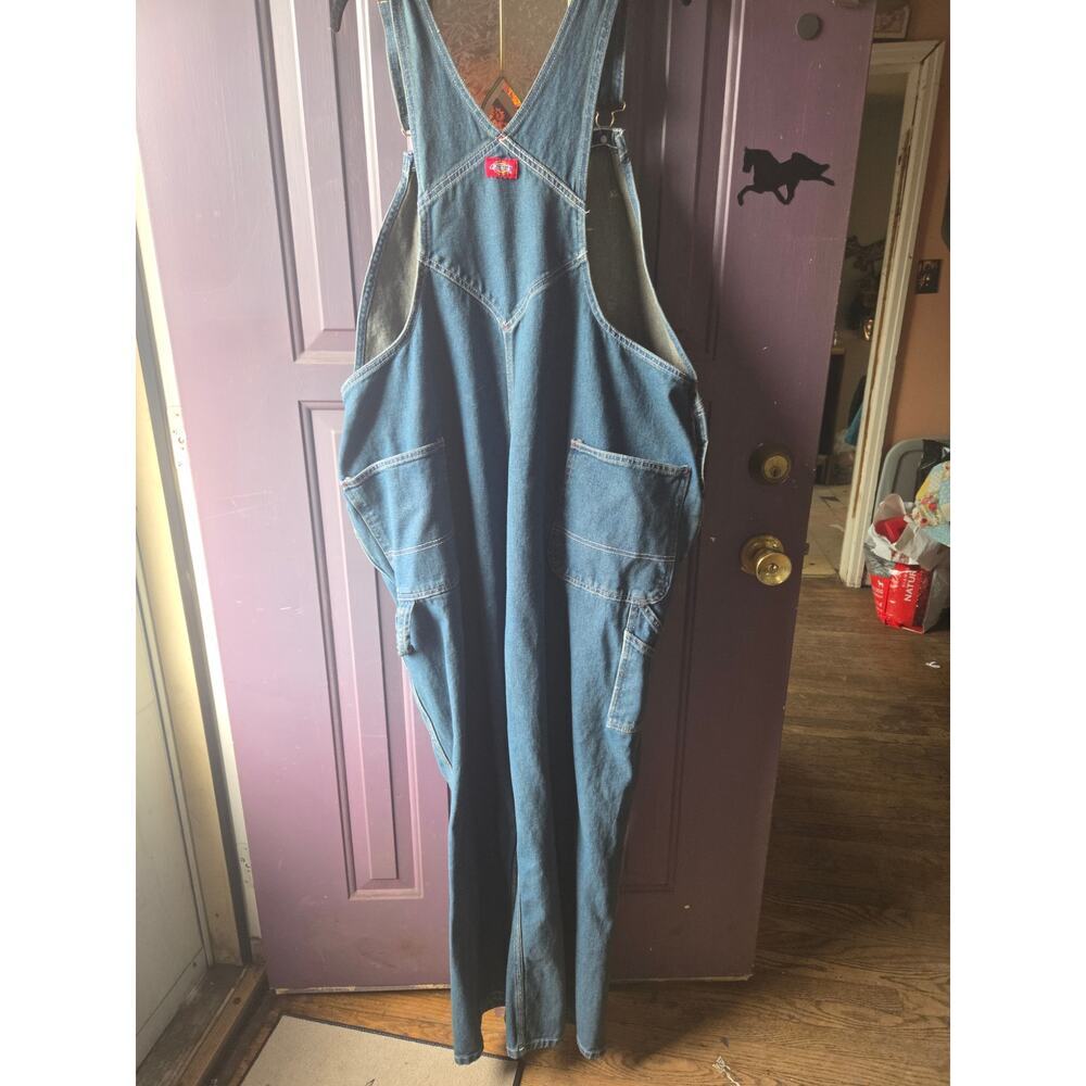 Dickie's Denim Overalls Men's Size
40W 30L Dark wash Oversized Cotton - Picture 8 of 10
